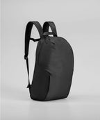 Black backpack on a light gray background RYU