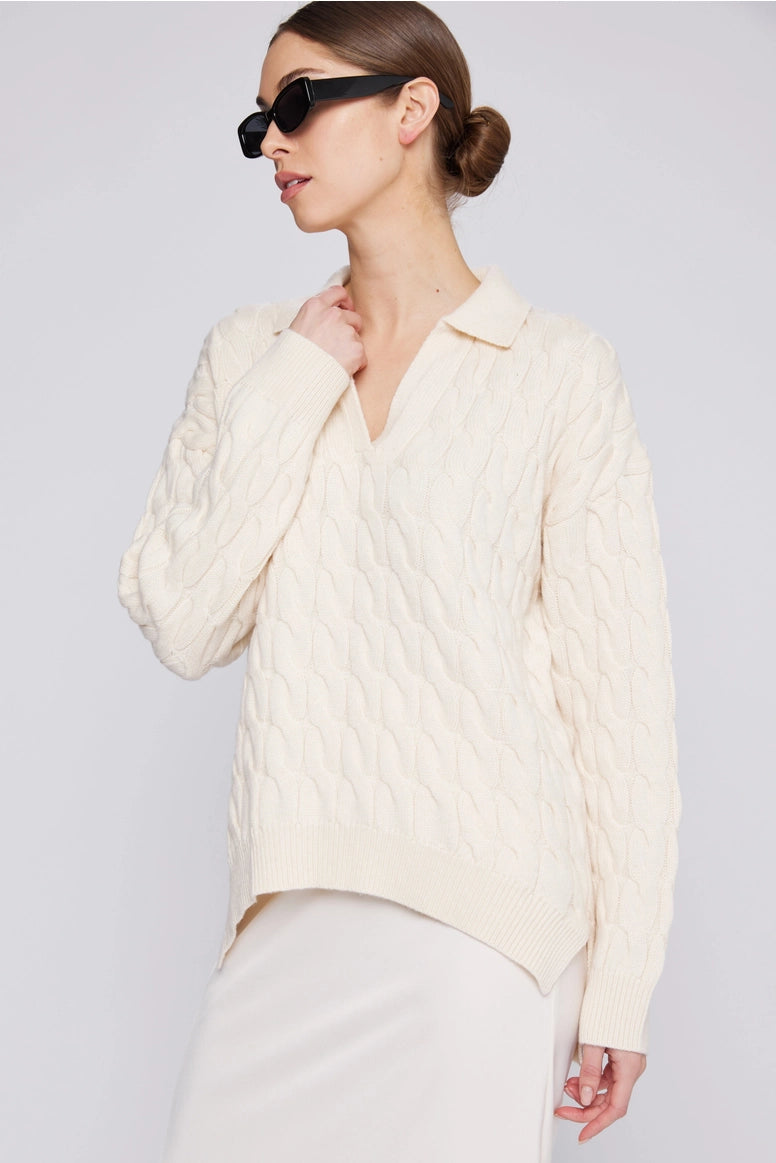 Amanda Maria Vail Polo Sweater