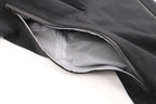 Close-up of a gray jacket with a zipper on a white background Aparso