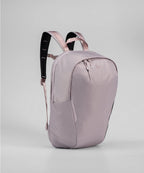Light purple backpack with black straps on a light gray background RYU