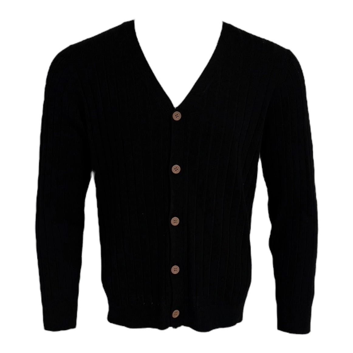Maison Leneveu Brett Ribbed V-Neck Cardigan
