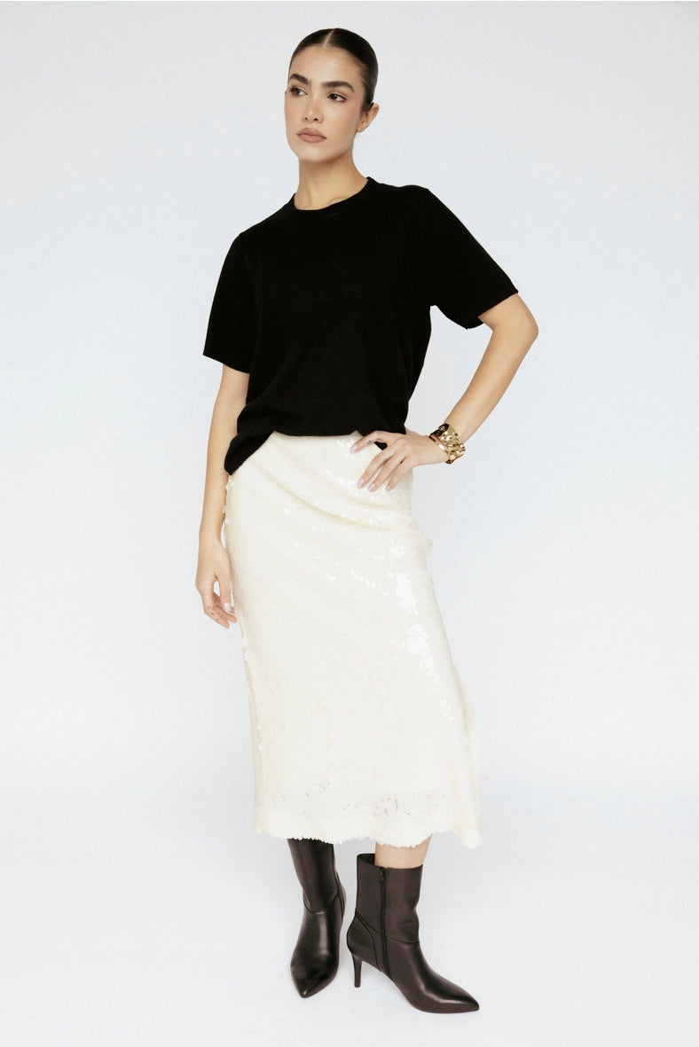 Amanda Maria Cashmere Blend Tee