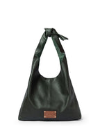 Risa Vancouver Knot Leather Shoulder Bag (Hunter Green)