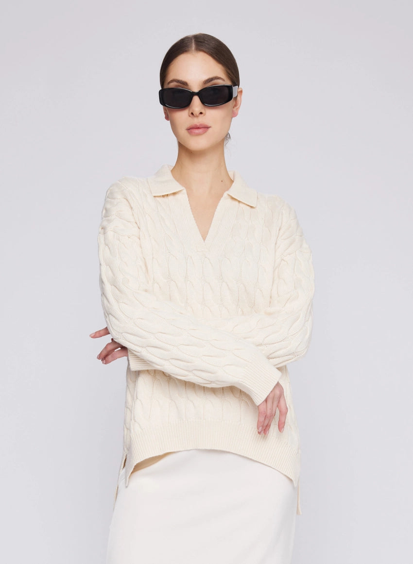 Amanda Maria Vail Polo Sweater