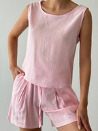 ANAZ Sleeveless Summer Set - Pleats