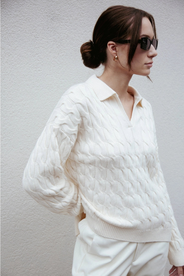 Amanda Maria Vail Polo Sweater