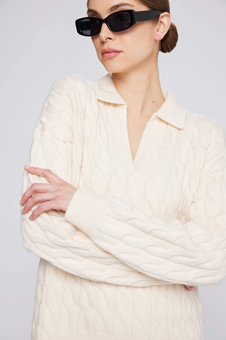 Amanda Maria Vail Polo Sweater