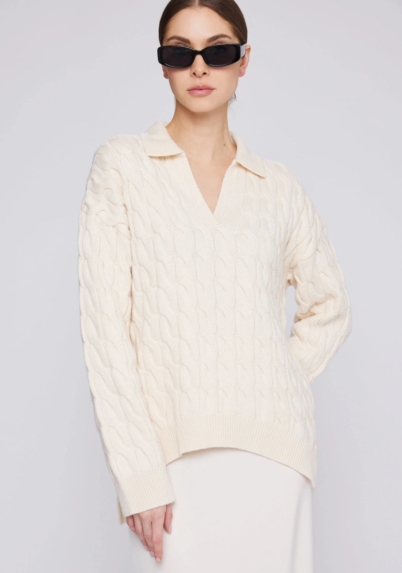 Amanda Maria Vail Polo Sweater