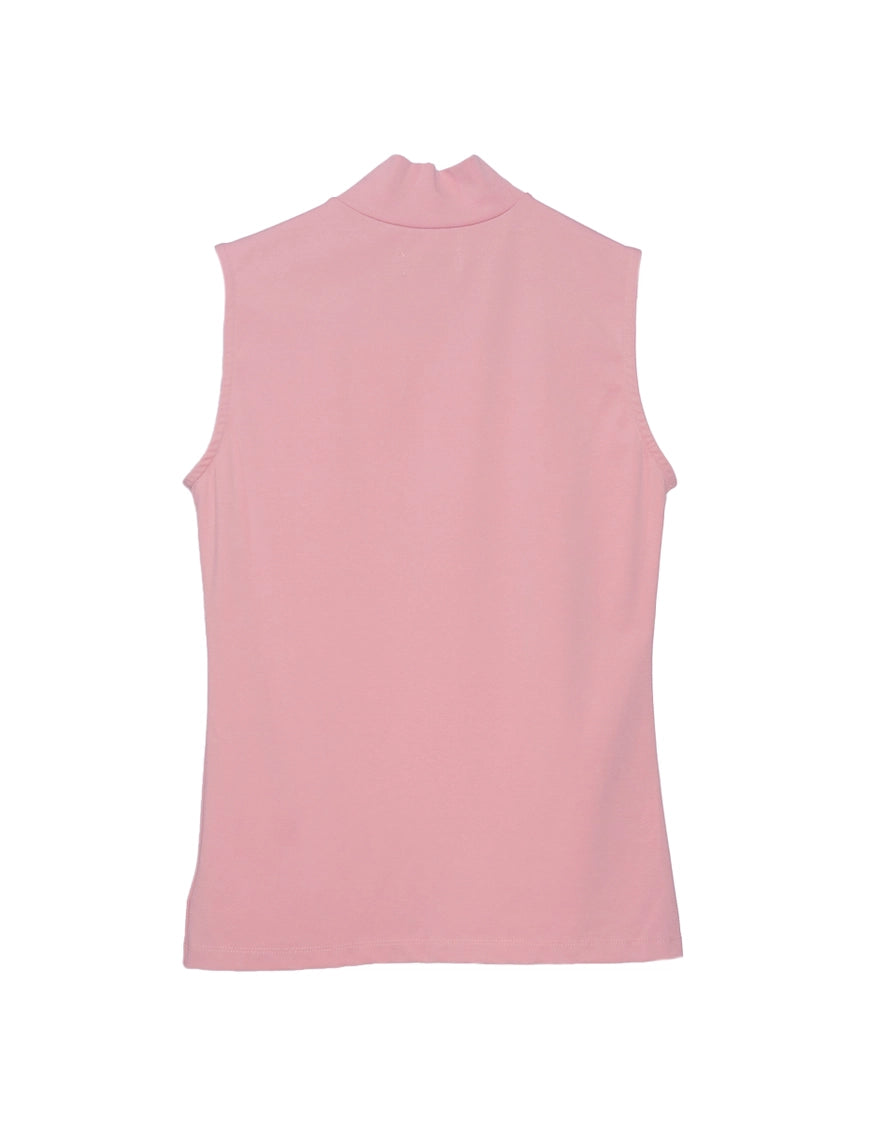 BOV Active BA Sleeveless Mock Neck Top