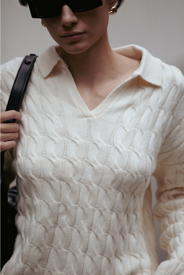 Amanda Maria Vail Polo Sweater