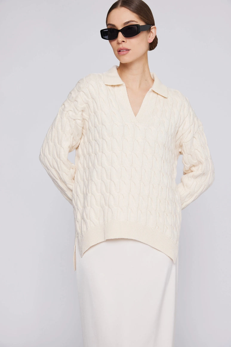 Amanda Maria Vail Polo Sweater