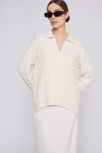 Amanda Maria Vail Polo Sweater
