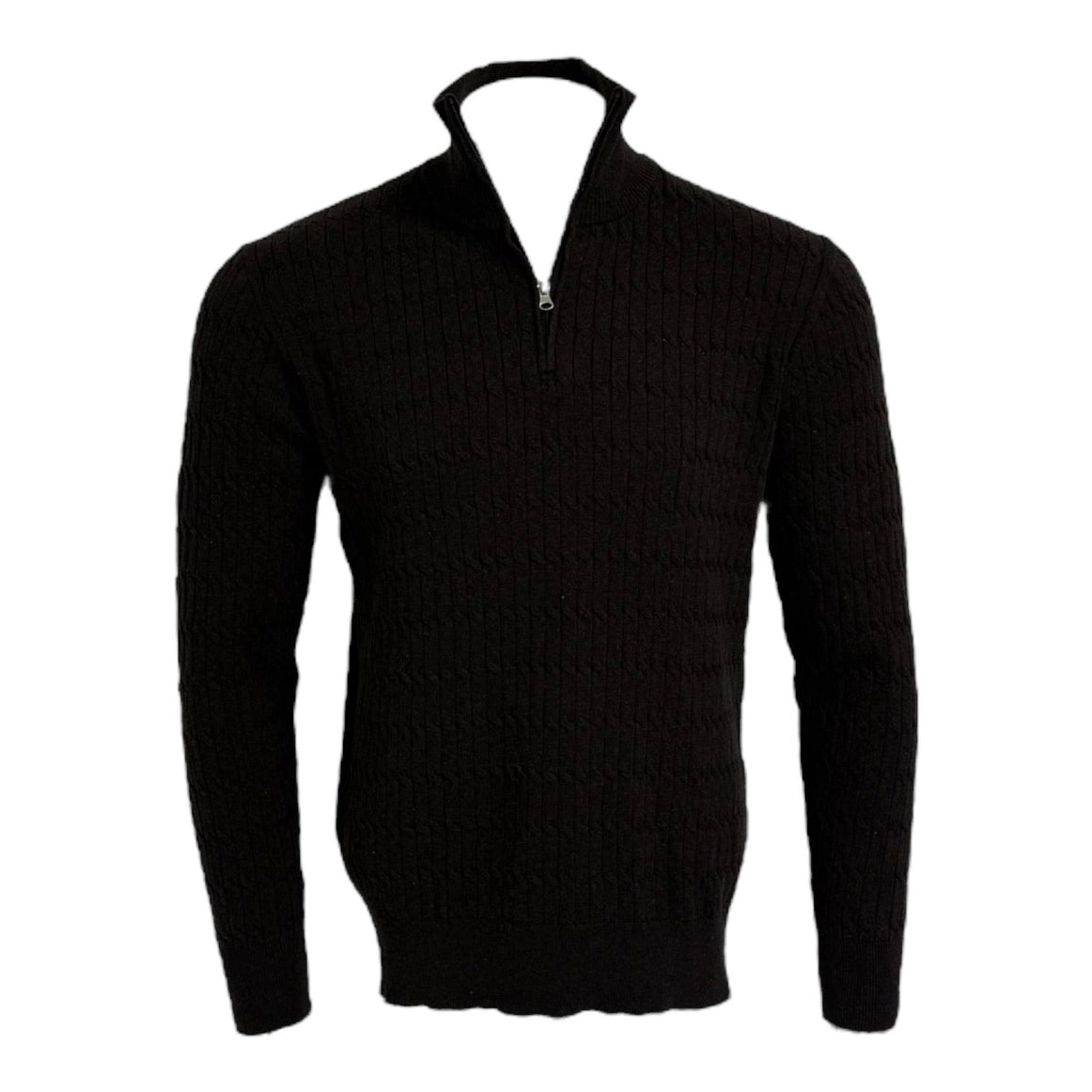 Black sweater on a white background Maison Leneveu
