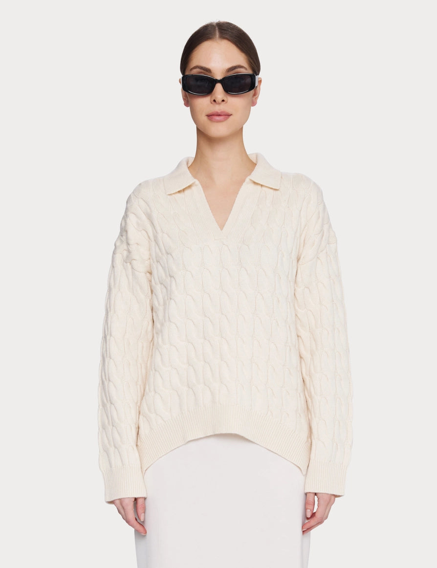 Amanda Maria Vail Polo Sweater