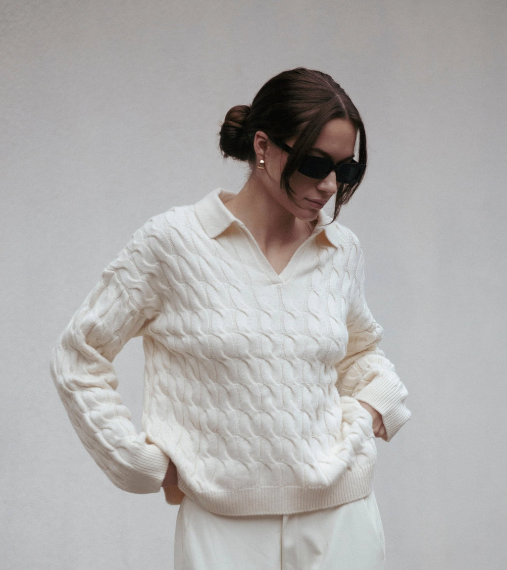 Amanda Maria Vail Polo Sweater