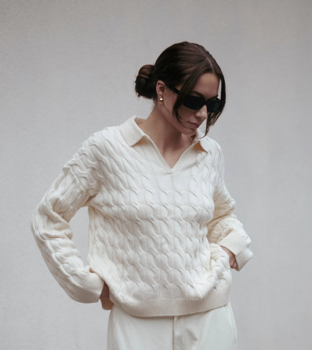 Amanda Maria Vail Polo Sweater